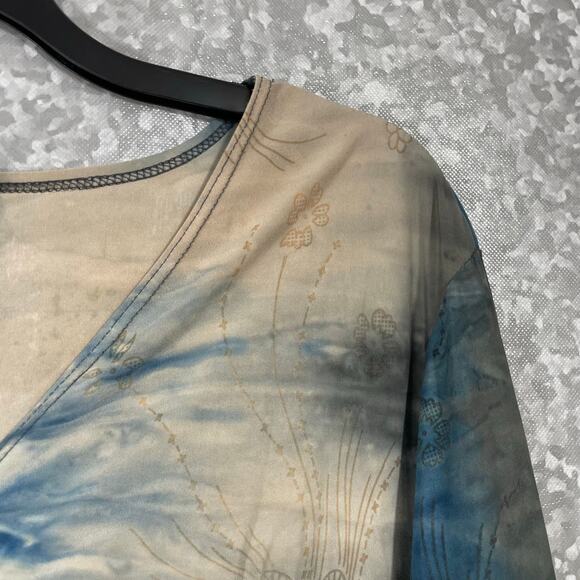 Only Nine Women's Vintage 90s Fairycore Tie Dye T-Shirt - Size 1X/2X - Plus Size - Picture 2 of 6